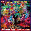 5D DIY Full Drill Diamond Painting Colorful Tree Cross Stitch Mosaic Kits D