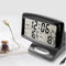 Digital Car OUT/IN Dual Thermometer Temperature Sensors Alarm Clock-NICE U1D0