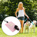 Pets Garbage Poop Bag Dispenser Dog Waste Bag Holder Organizer (Light Pink)