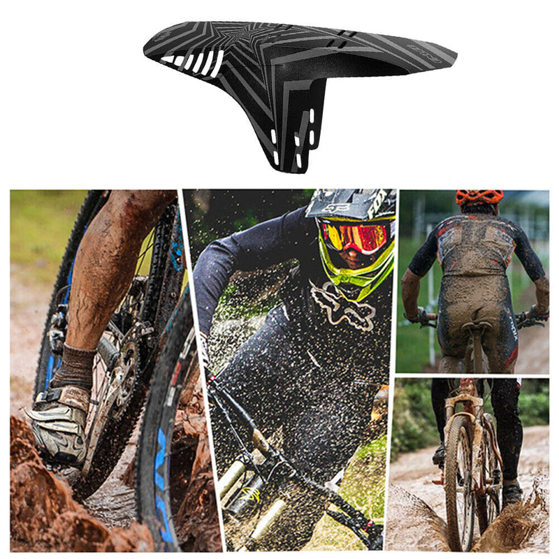 Bicycle Front Rear Tire Wheel Fenders Plastic Reflective MTB Mountain Bike