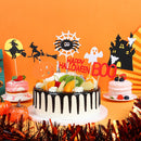 Witch Pattern Halloween Style Cupcake Decor Baking Decoration Cake Topper Set