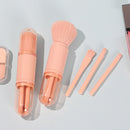 4 in 1 Makeup Brushes Set Telescopic Blush Eyeshadow Cosmetics Brush Tools