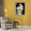 Oil Paint By Numbers Religious Virgin Son Frameless Picture Craft Kit for Home