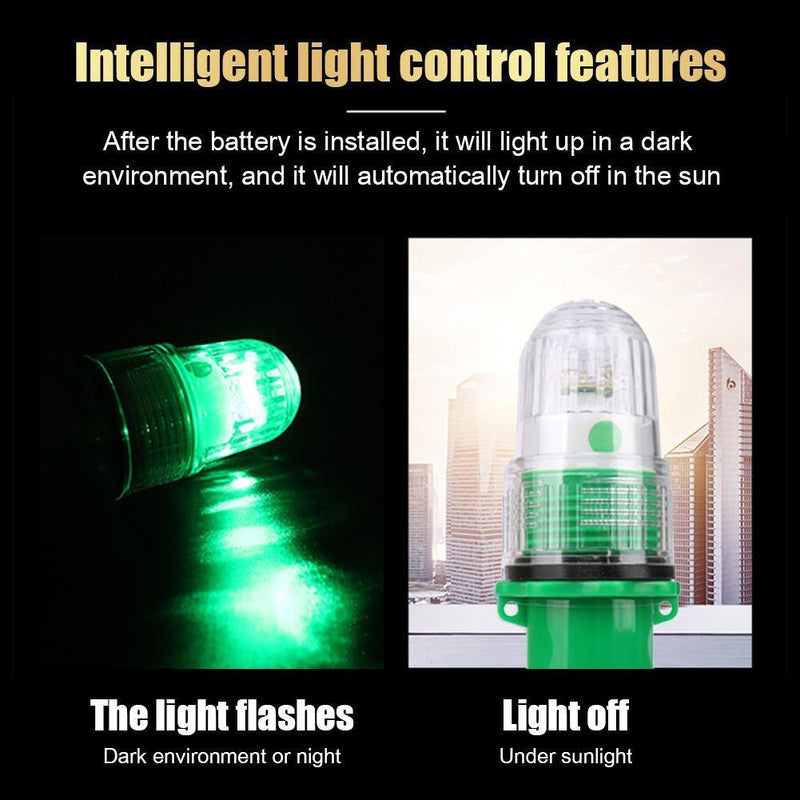 Fishing LED Float Marine Net Signal Light Waterproof Warning Lamp (Green)