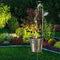 Solar Garden Yard Stake WATER FAUCET PLANTER Fairy Art De Outdoor Light I2U7