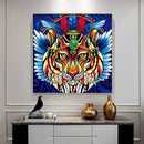 5D Tiger Diamond Painting Special Shape Rhinestone Partial Drill