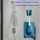 Bathroom Wall Mounted Hand Shower Head Adjustable Holder Bracket (Blue) Newly