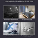 Portable Travel Door Lock Anti-Theft Door Stopper Safety Device Bolt{