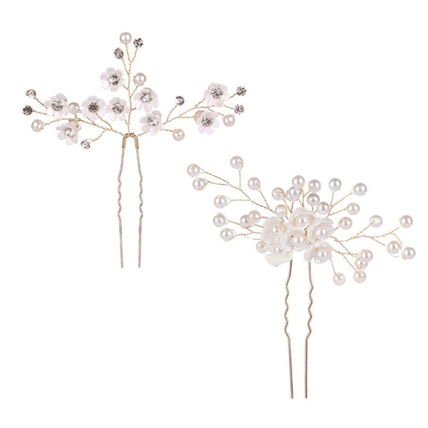 Wedding Crystal Accessories Women Hairpins Headwear Headpieces Hair Clips