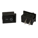 20pcs On/Off Rocker Switch Switches for Cars Motors Water Dispensers Black