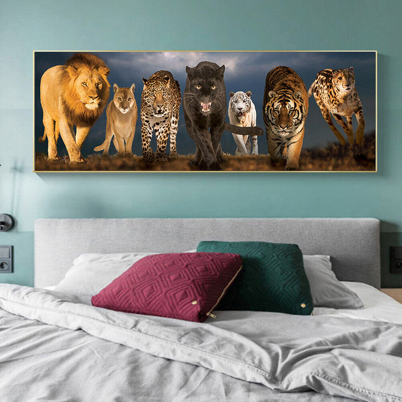 5D DIY Diamond Painting Animals Full Round Drill Rhinestone Home Decoration