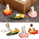 Home Cartoon Cat Decoration Incense Plug Incense Holder Ceramic Incense Burners