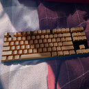 104pcs Universal Mechanical Keyboard Keycap PC Bakclit Key Cap Set (Coffee)