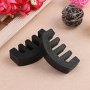 5pcs Black 5-Prong Rubber 4/4 Violin Silencers Fiddle Practice Mutes Newly