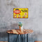 Home Weatherproof Retro Chic Three Child Sign Iron Painting Wall Art Drawing
