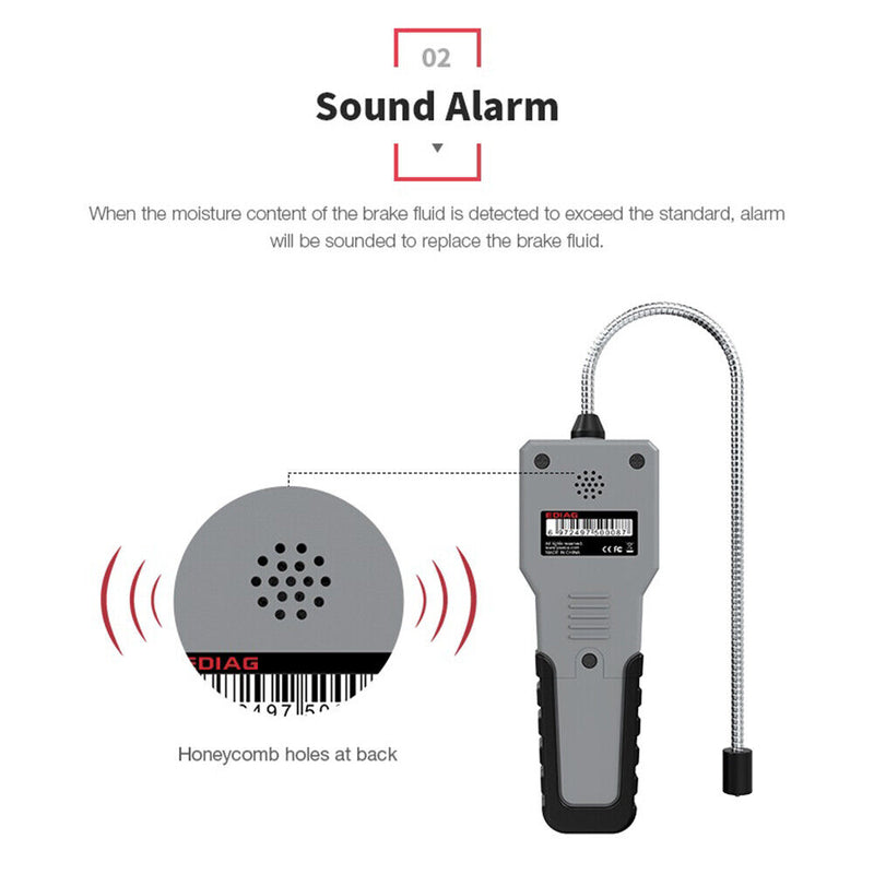 BF200 Auto Brake Fluid Tester Digital Car DOT3 DOT4 DOT5.1 Oil Quality Dete