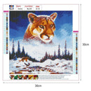 aediea 5D DIY Full Drill Diamond Painting - Snow - Mountain Belt - Cross Stitch - Mosaic