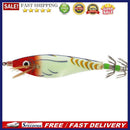 8cm Luminous Wood Shrimp Bait with Squid Jigs Hook Lifelike Fishing Lures Tac
