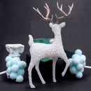 Home Ornament White Flash Table Decoration Christmas Elk Crystal Deer Christmas