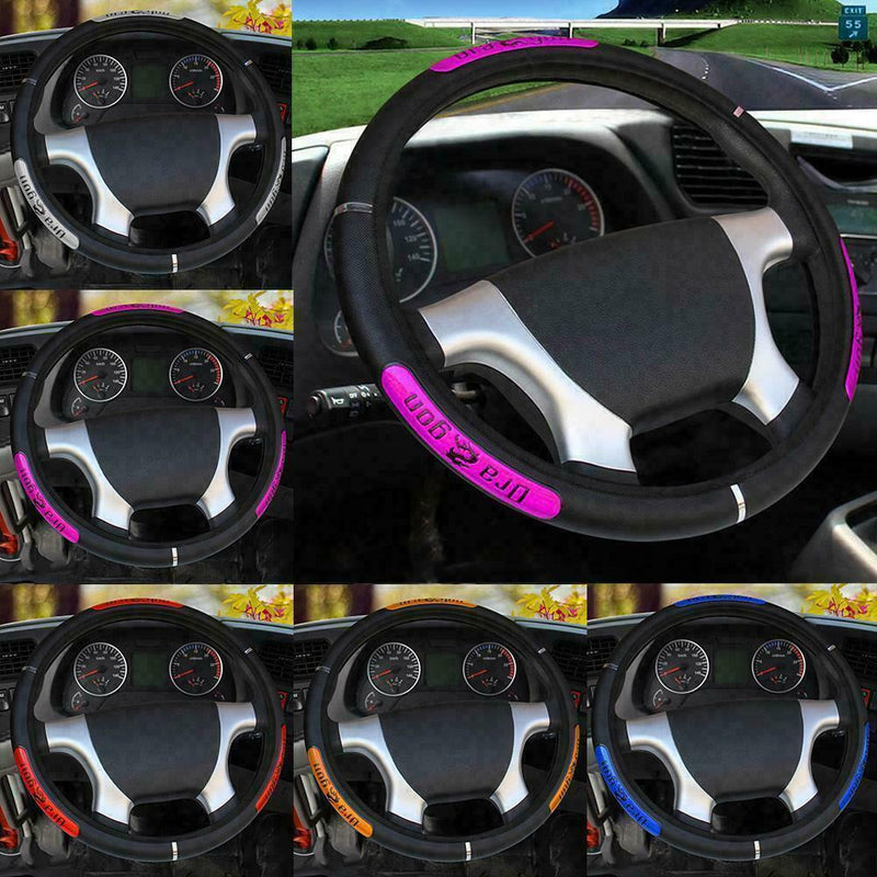 Foam Steering Wheel Cover/Glove Soft/Padded Car/Van Universal+ co PU Select F4L7