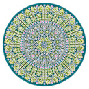 DIY Art Decor Datura Pattern 10x10x0.5cm Diamond Rhinestones Paintings (Blu
