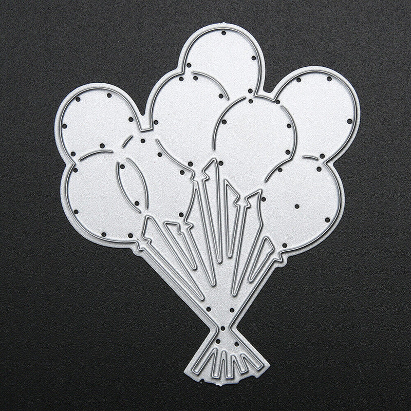 DIY Balloon-shaped Cutting Dies Stencil Scrapbooking Embossing Template Newly