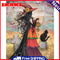 3 Strands DIY Full Embroidery Witch Stamped Cross Stitch for Home Decor Gifts