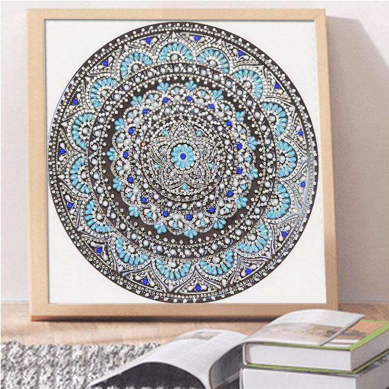 5D DIY Special Shaped Diamond Painting Mandala Cross Stitch Kits (R8362) Newly