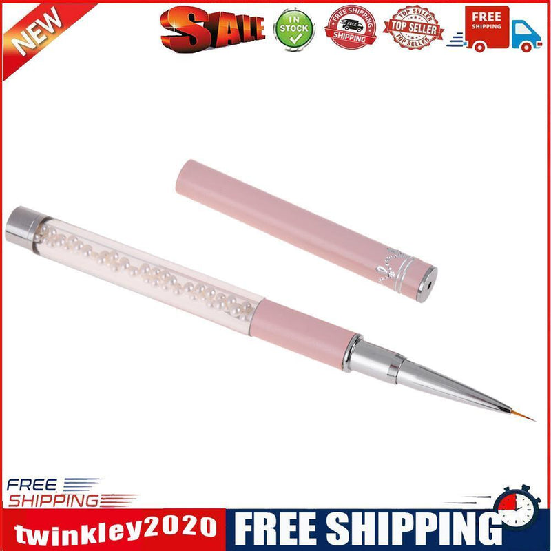 Nail Art Liner Drawing Brush Pen Rhinestone Handle Manicure Nail Art Tool