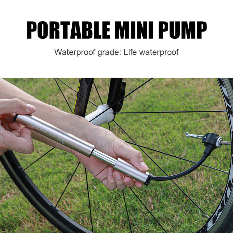 WEST BIKING 120psi Waterproof MTB Bike Inflatable Pump Kit for Bicycle Tire Ball