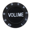 3pcs Plastic Electric Guitar Bass Volume Knob Potentiometer Caps(Black) Newly