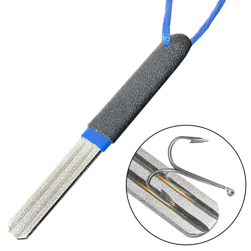 Portable Outdoor Double Groove Fishing Hook Sharpening Hone Fishing Grinding