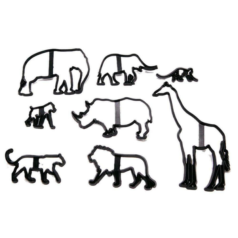 8Pcs Set AnimalCake Cookies Biscuit Cutter Decorating Mould C2B5 Baking S3V9