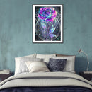 5D Diamond Painting Star Rose Full Round Drill Rhinestone DIY Home Decorati