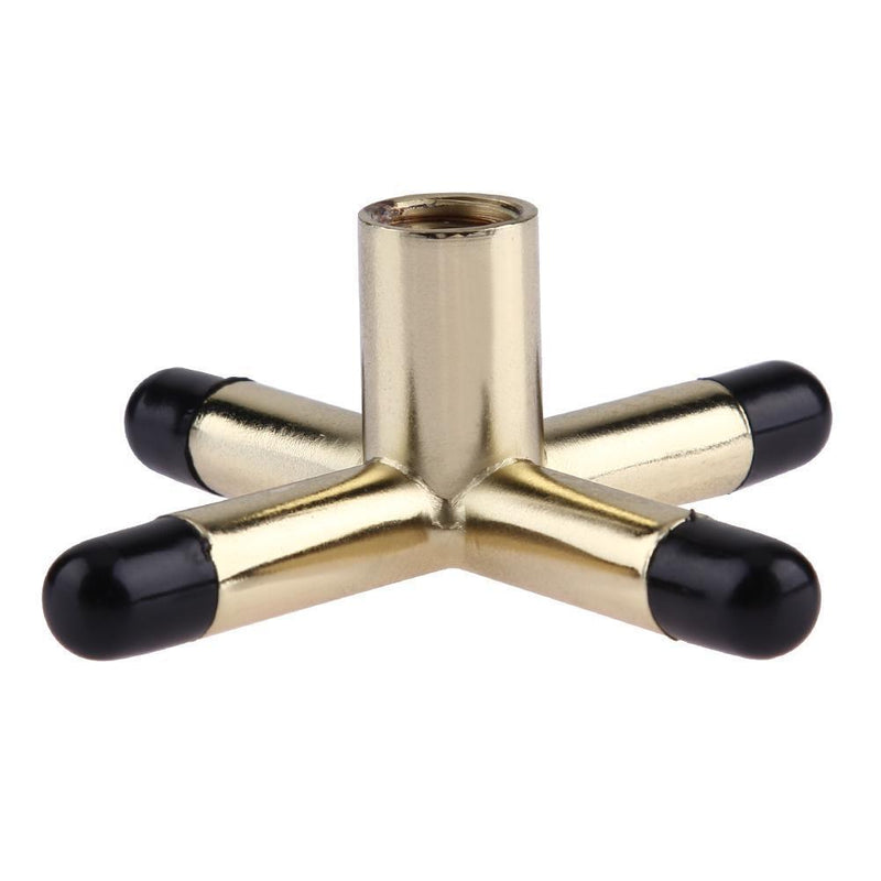 Metal Bridge Head Billiards Snooker Pool Cue Rest Stick Frame Rack(Cross)