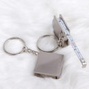 Keychain  Keyring Gauging Tool Tape Measures Measuring Tools Retractable Ruler