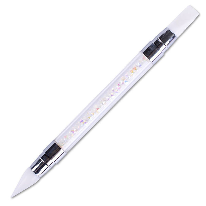 Dotting Pen Nail Tools Rhinestone  Handle Dual-ended  Nail Pen Nail Art Brush