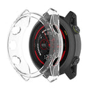Plated TPU Case for Garmin Forerunner 745 Cover Bumper Protector (Clear) Newly