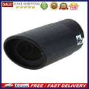 58mm Universal Black Stainless Steel Car Rear Exhaust Pipe Tail Muffler Tip