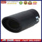 58mm Universal Black Stainless Steel Car Rear Exhaust Pipe Tail Muffler Tip