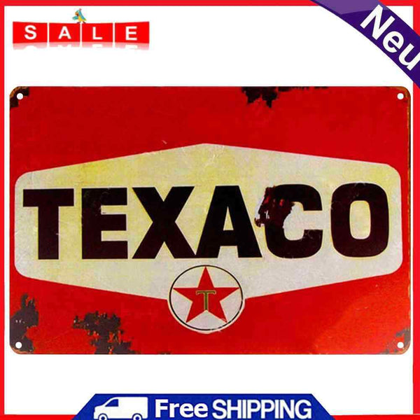 TEXACO Metal Plate Tin Sign Plate for Bar Pub Club Cafe Garage Poster Retro Art
