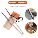 Foldable Chopsticks, Detachable Chopsticks, Tableware for Outdoor Camping Pic