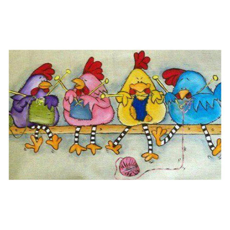Chicken 5D Full Drill Diamond Painting Embroidery DIY Cross Stitch Decor Newly