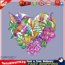 5D DIY Part Special Shaped Drill Diamond Flowering Straw Drawing MX058 Newly
