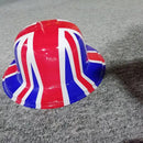 Jubilee Party Team Print GB Bowler Hat British Royal Union Jack Flag Dress Up