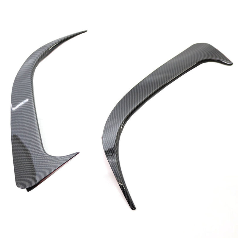 Rear Bumper Vent Canards for Mercedes CLA 200 AMG 14-18 (Carbon Fiber Look)