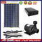 50W 800L/H DC 12V Waterfall Fountain Garden Pond Decor Solar Water Pump Kit