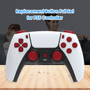 For DualSense Replacement Button Full Set for PS5 Controller Parts (Red)