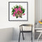Pink Bow Bell Frameless Picture Oil Paint By Numbers Hand Painted Picture Decor