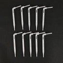 50pcs Watering Drops Emitter Curved Bend Dripper Kit Irrigation System